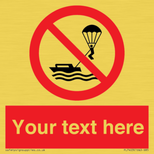 Custom No parasailing